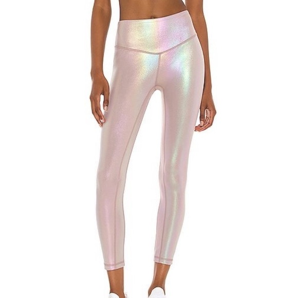 L'URV Pants - L’ URV Tremulous 7/8 Iridescent Pearl Legging L NWOT